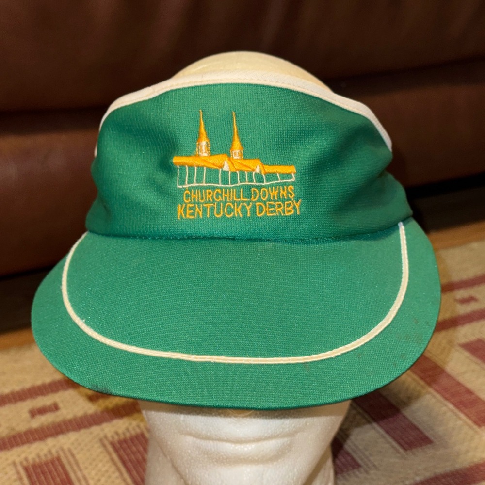 VTG Churchill Downs Kentucky Derby Sun Visor Hat United Hatters Union USA Cap